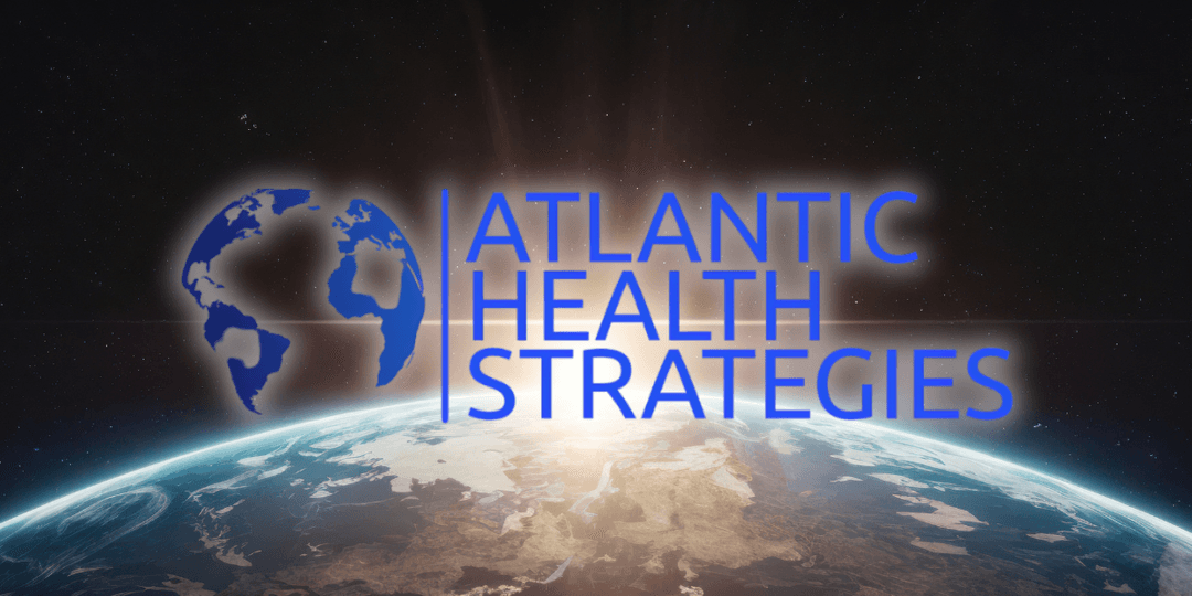 Logo of Atlantic Health Strategies over an image of Earth from space