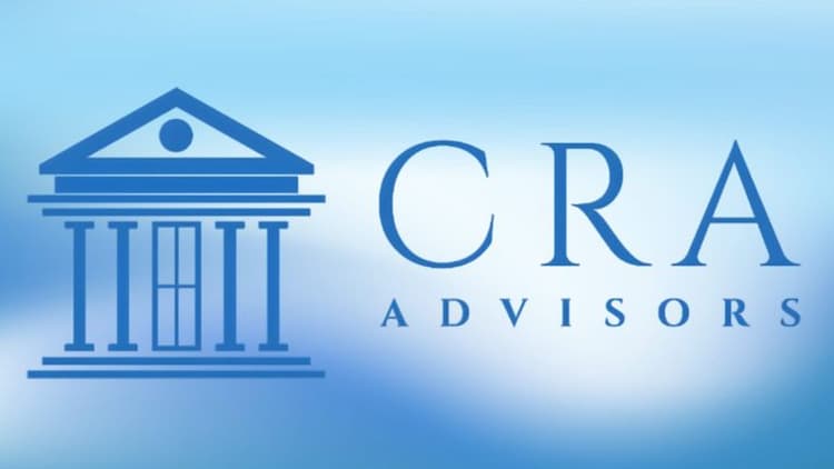 CRA Advisors logo with courthouse icon symbolizing legal advocacy and contract resolution services