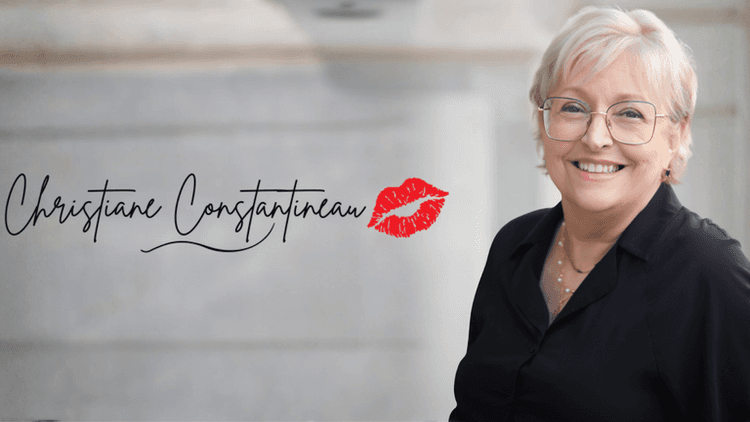 Christiane Constantineau, a resilient entrepreneur and author, embodying strength, leadership, and success in business despite challenges.