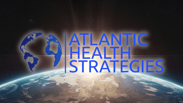 Logo of Atlantic Health Strategies over an image of Earth from space