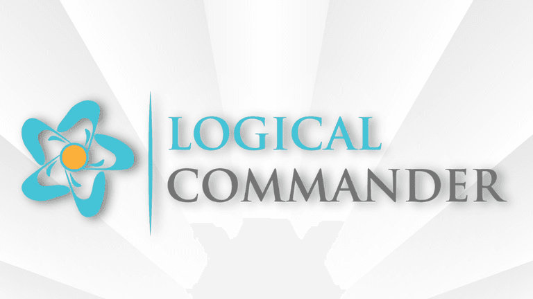 "Logo of Logical Commander, an AI-driven platform for proactive internal risk prevention, focusing on ethics, privacy, and compliance."